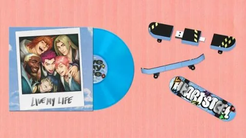 HEARTSTEEL 7" Plak ve Kaykay USB