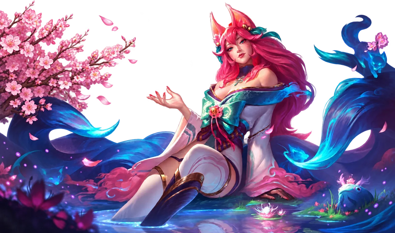 Ahri, büyülü bir ormanda